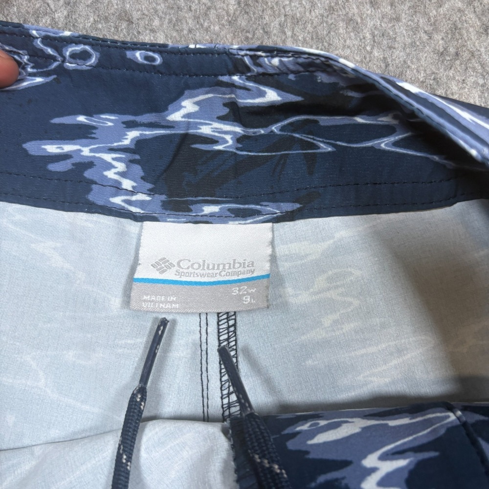 Columbia PFG Shorts Men's Size 32 Bru-Conic Swim Trunks Performance Fishing Gear - Picture 3 of 7
